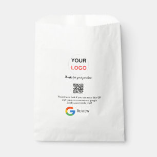 Google review business logo Scan QR review Favour Bag