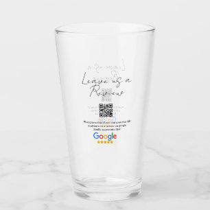 Google review business logo Scan QR review Glass