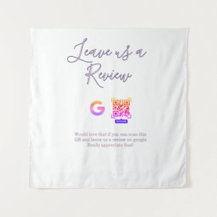 Google review business logo Scan QR review Tapestry