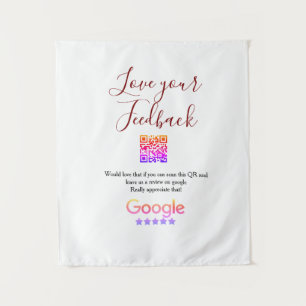 Google review business logo Scan QR review Tapestry