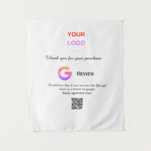 Google review business logo Scan QR review Tapestry