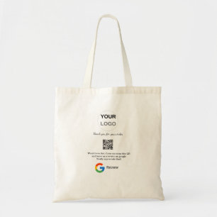 Google review business logo Scan QR review Tote Bag