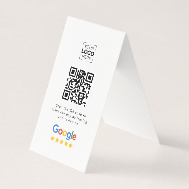 Google Review QR Code Business Review  (Front)