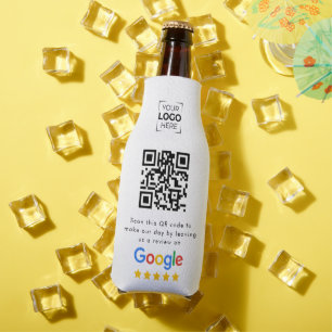Google Review QR Code Business Review Bottle Cooler