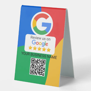Google Review QR Code Colourful Business