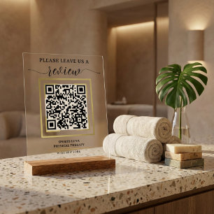 Google Review QR Code Sign - Personalised Business