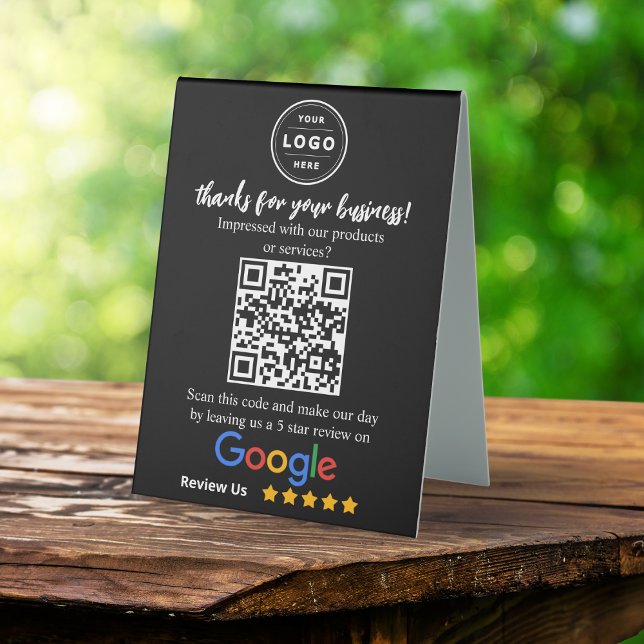 Google Review Request Table Top Signage (Google Review Request Table Top Signage Table Tent Sign. Get more reviews for your small business)