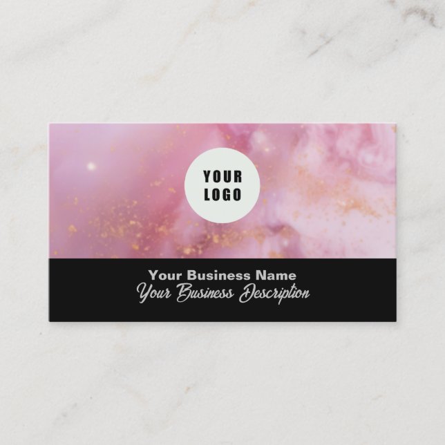 Google Review With QR Code Link Business Card (Front)