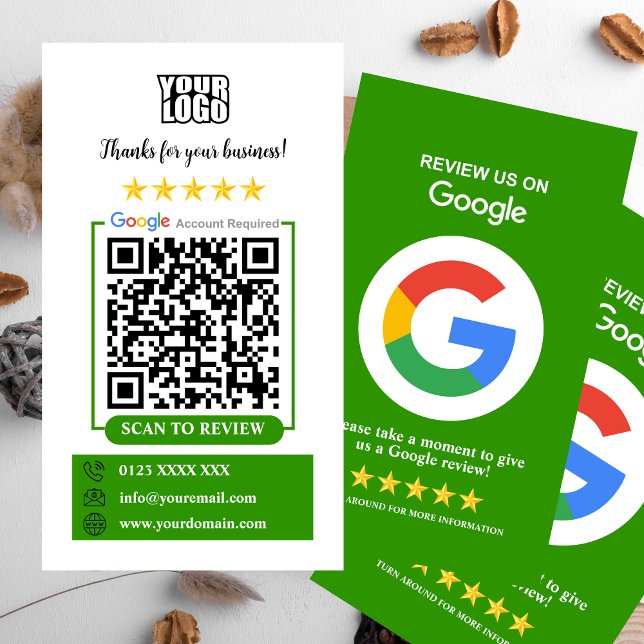 Google Reviews Business Card (Creator Uploaded)