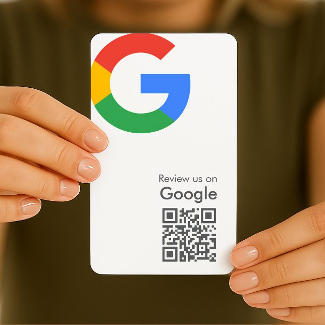 Google Reviews | Business Review Link QR Code Business Card (Creator Uploaded)