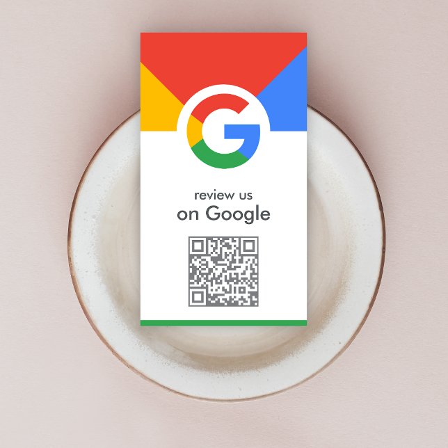 Google Reviews | Business Review Link QR Code Business Card (Gain Google reviews & grow your business with this editable  rating request business enclosure card.)