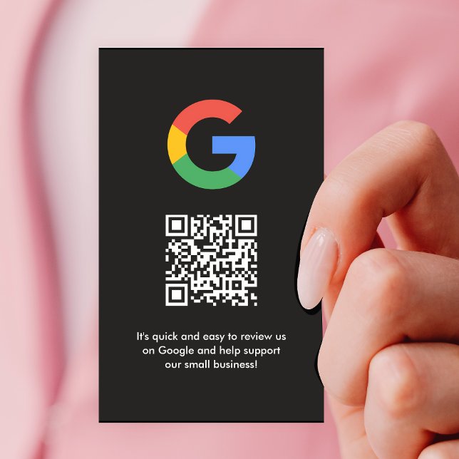 Google Reviews | Business Review Link QR Code Business Card (Creator Uploaded)