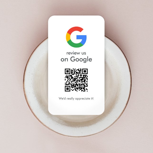Google Reviews | Business Review Link QR Code Business Card (Gain Google reviews & grow your business with these editable  rating request business cards.)