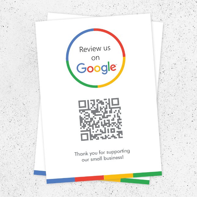 Google Reviews | Business Review Link QR Code Enclosure Card (Creator Uploaded)