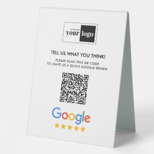 Google Reviews Business Review QR Code & Logo
