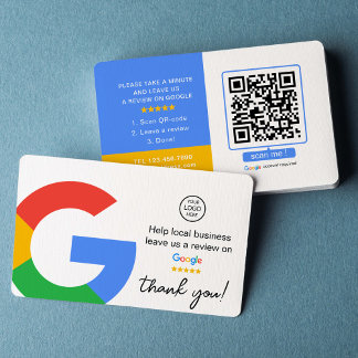 Google Reviews | Business Review Us | QR Code  Business Card