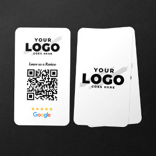 Google Reviews QR Code Business Review Link 5 Star Card
