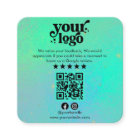 Google Reviews QR Code Modern Logo Business Review