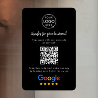 Google Reviews Window Cling | QR Code Vinyl Decal