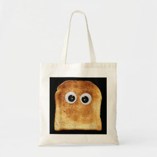Googly Eye Toast Bread Eater Vegetarian Costume Fu Tote Bag
