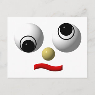 Googly-Eyed Faces Postcard