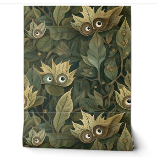 Googly Eyed Garden Botanical Wallpaper