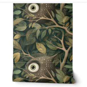 Googly Eyed Garden Botanical Wallpaper