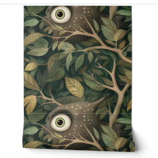 Googly Eyed Garden Botanical Wallpaper