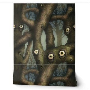 Googly Eyed Garden Botanical Wallpaper
