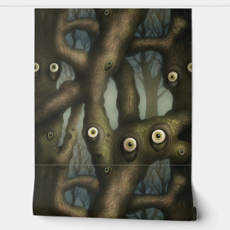 Googly Eyed Garden Botanical Wallpaper