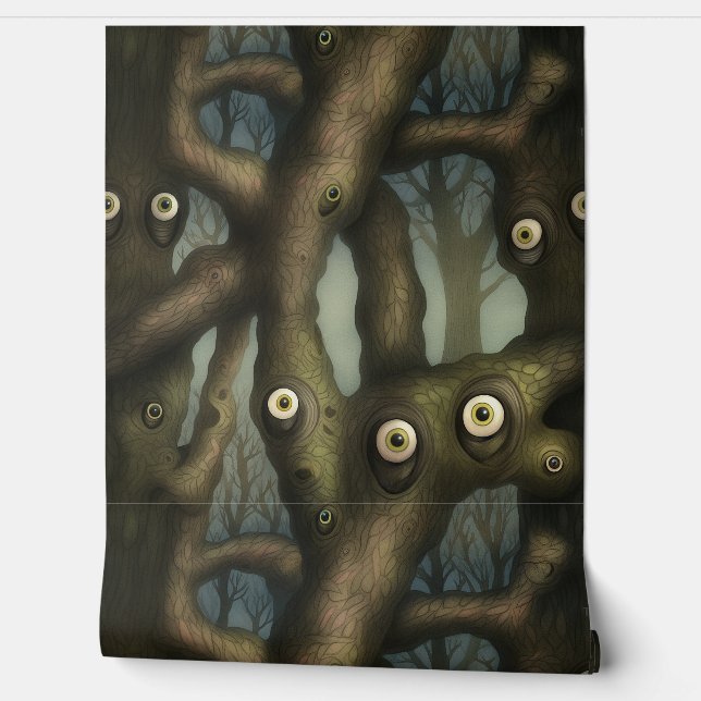 Googly Eyed Garden Botanical Wallpaper (Unrolling)