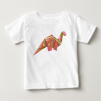 Googly-Eyed Origami Brachiosaur - Iridescent Baby T-Shirt