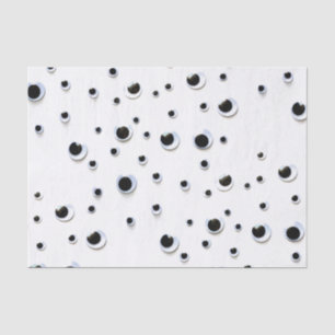 Googly Eyes Black and White Funny Cute Tissue Paper