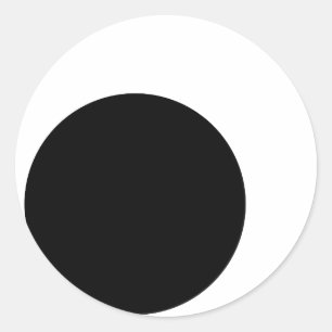 Googly Eyes (border) Classic Round Sticker