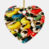 Googly eyes double sided Christmas ornament
