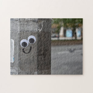 Googly Eyes Eyeballs New York City Photography NYC Jigsaw Puzzle