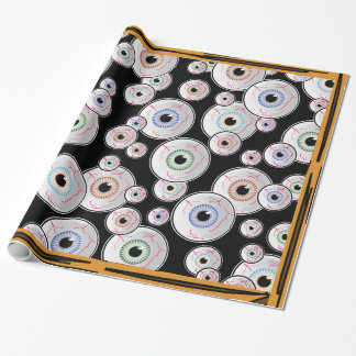 Googly Eyes in Windows Wrapping Paper