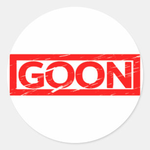 Goon Stamp Classic Round Sticker