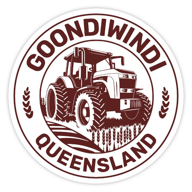 Goondiwindi, Qld Australia Sticker (Goondiwinindi Queensland Round Sticker)