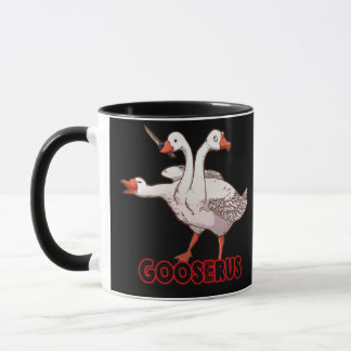 Goose and Cerberus Mug Blacked Out