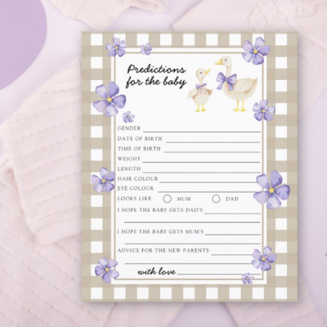 Goose - baby predictions and advice (Creator Uploaded)