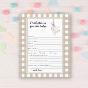 Goose - baby predictions and advice