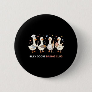 Goose Baking Club Funny Baker Mum Mama Pastry Chef 6 Cm Round Badge
