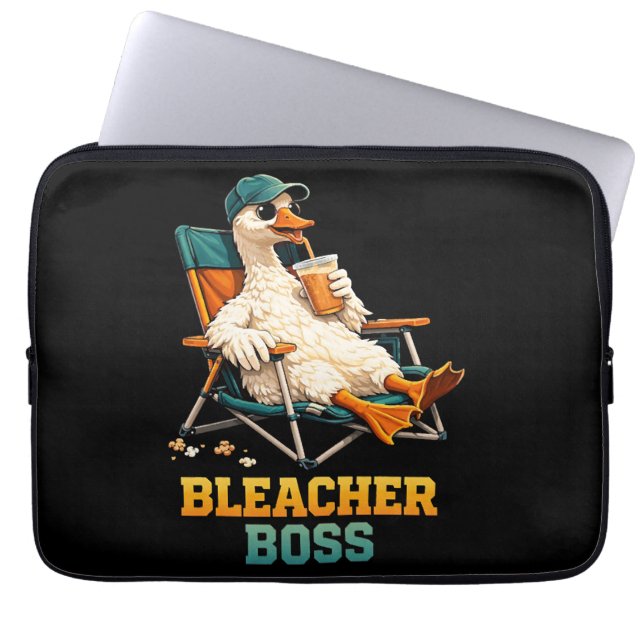 Goose Bleacher Boss Laptop Sleeve (Front)