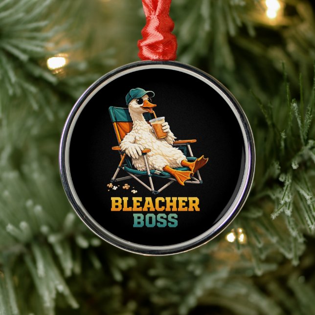 Goose Bleacher Boss Metal Ornament (Tree)