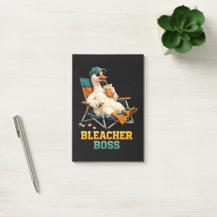 Goose Bleacher Boss Post-it Notes