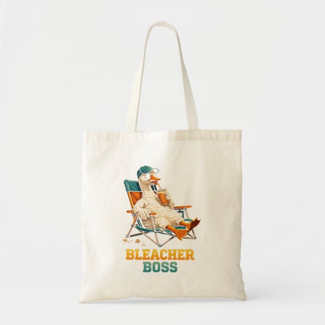 Goose Bleacher Boss Tote Bag (Front)