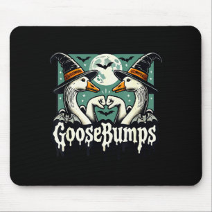 Goose Bumps Goosebumps Funny Geese Fist Bump Hallo Mouse Pad