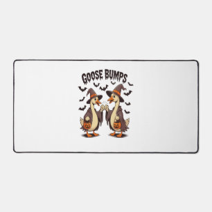 Goose Bumps Halloween Witch Fall Desk Mat