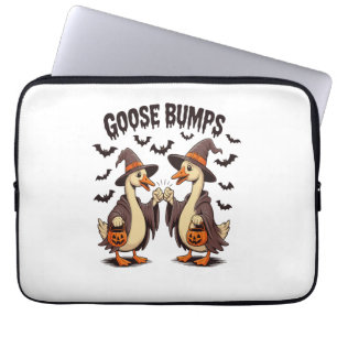 Goose Bumps Halloween Witch Fall Laptop Sleeve